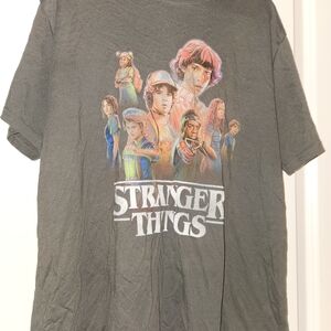 IKEA Gray Stranger Things Graphic Tee